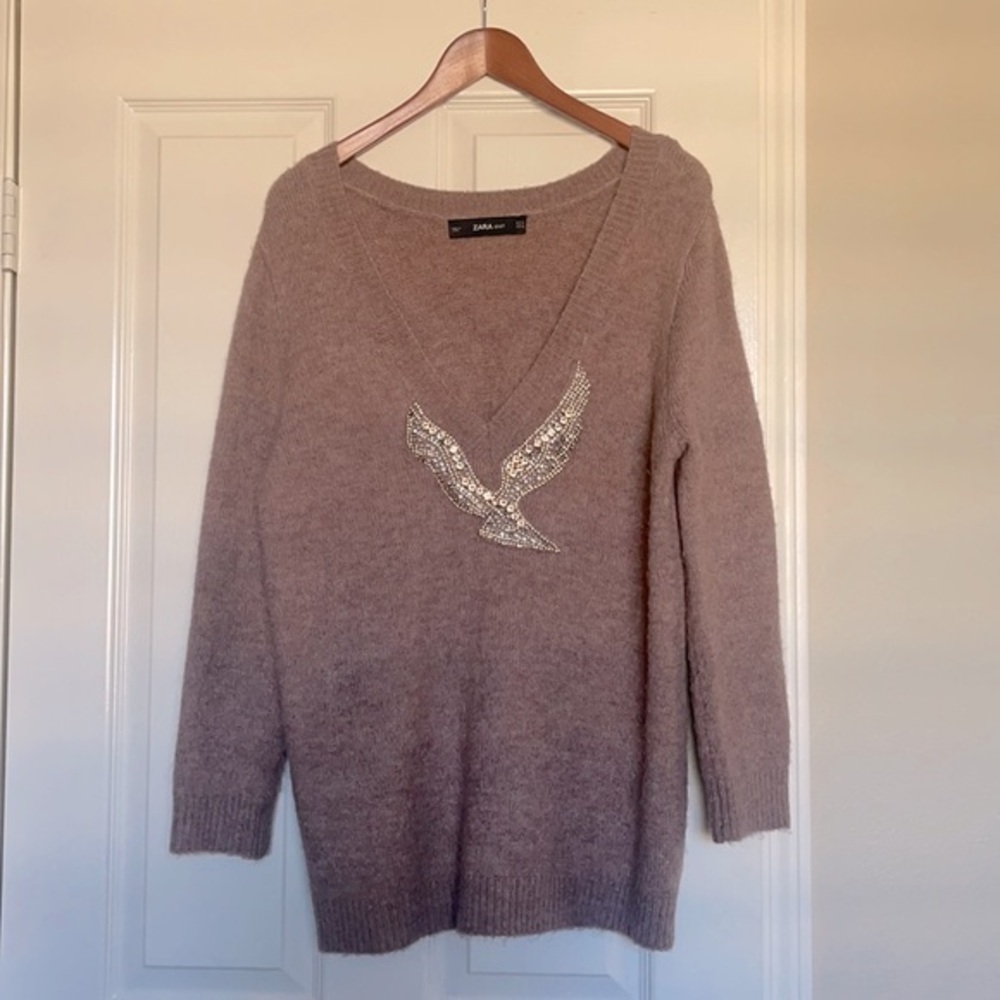 Zara pink sweater